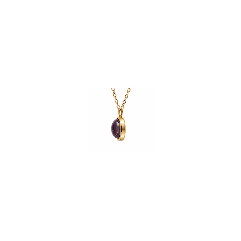 Collier Amporelle Acier Doré