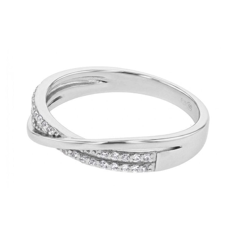 Bague femme Carador en argent avec oxydes de zirconium