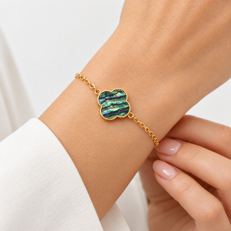 Bracelet Amporelle Acier doré