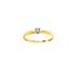 Bague Solitaire or jaune 375/000 4 griffes