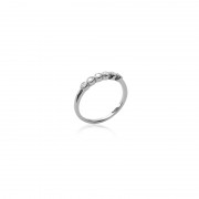 Bague Carador argent et oxydes de zirconium Bague Carador argent et oxydes de zirconium
