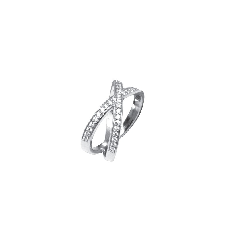 Bague Silver Pop deux anneaux Argent 925/000