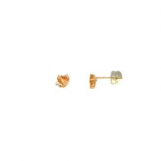 Boucles d'oreilles Carador Or jaune 375/000 et pierre