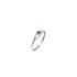 Bague Carador classique Or blanc 375/000 et Rubis