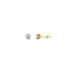 Boucles d'oreilles Carador Solitaire Or jaune 375/000 et diamant