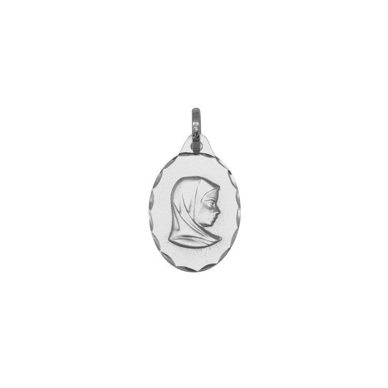 Médaille religieuse Carador Or blanc 375/000