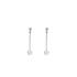 Boucles d'oreilles Carador Or blanc 375/000 et Oxydes de zirconium