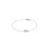 Bracelet Carador Or blanc 375/000 cercle