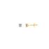 Boucles d'oreilles Carador Diamants 0,10 cts et Or jaune 375/000