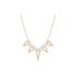 Collier  Swarovski Funk 5 motifs triangles doré rose 5241273