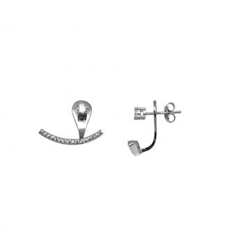 Boucles d'oreilles de lobes Silver Pop Argent 925/000