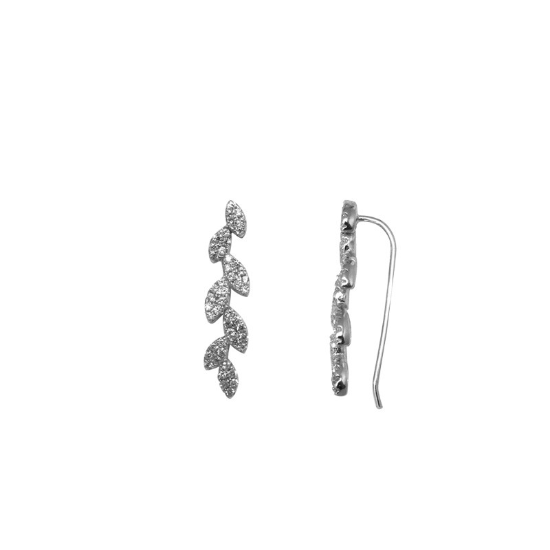 Boucles d'oreilles Silver Pop Argent 925/000 forme feuille