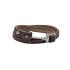 Bracelet Fossil Vintage casual cuir marron, femoir ancre JF02205040