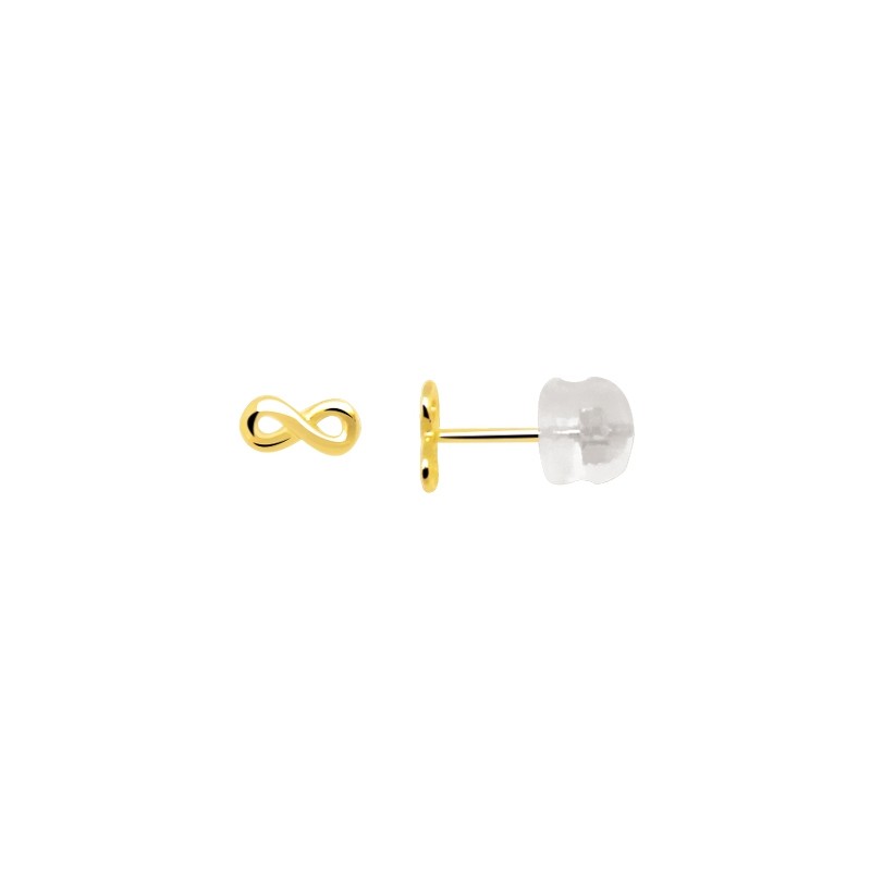 Boucles d'oreilles Carador infini or jaune 375/000