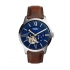 Montre Fossil Automatic marron cadran bleu nuit ME3110