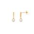 Boucles d'oreilles Perles et Or jaune 375/000