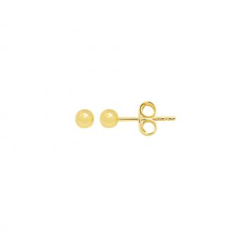 Boucles d'oreilles Carador boules 3 mm or jaune 375/000