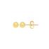 Boucles d'oreilles Carador boules 4 mm or jaune 375/000