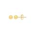 Boucles d'oreilles Carador boules 5 mm en or jaune 375/000