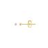 Boucles d'oreilles Carador clous diamant 0,02 cts en or jaune 375/001