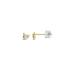 Boucles d'oreilles Carador poires or jaune 375/000 et oxydes de zirconium