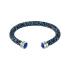 Bracelet jonc ouvert Swarovski Crystaldust bleu 5250068