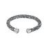 Bracelet jonc ouvert Swarovski Crystaldust gris 5250071