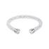 Bracelet jonc ouvert Swarovski Crystaldust Blanc 5250072