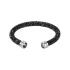 Bracelet jonc ouvert Swarovski Crystaldust noir 5250073