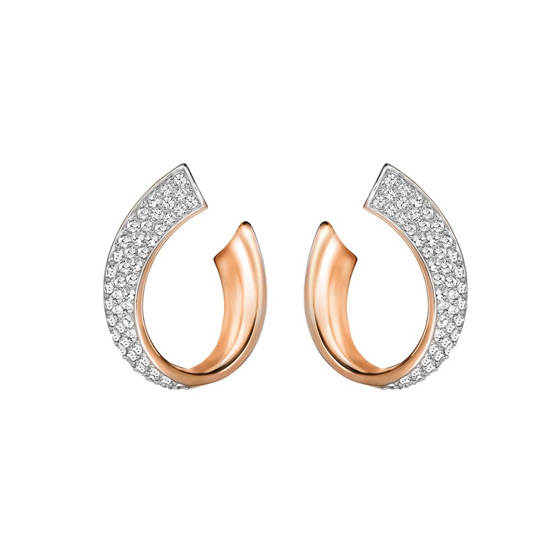 Boucles d'oreilles Swarovski Exist Small doré rose 5192261