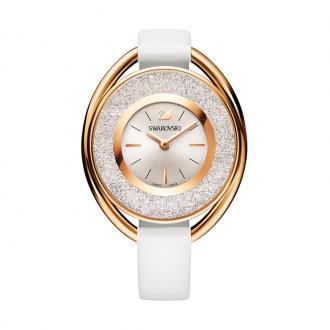Montre Swarovski Crystalline Oval blanche 5230946