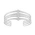 Bracelet manchette EOL Rebel argent 925/000, oxydes de zirconium