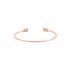 Bracelet jonc ouvert LORE Promesse or rose 375/001