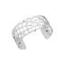 Bracelet manchette Les Georgettes Fougeres Medium finition argent brillant 70284081600000