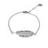 Bracelet Amporelle motif plume en acier argenté G-BST2090_STEEL