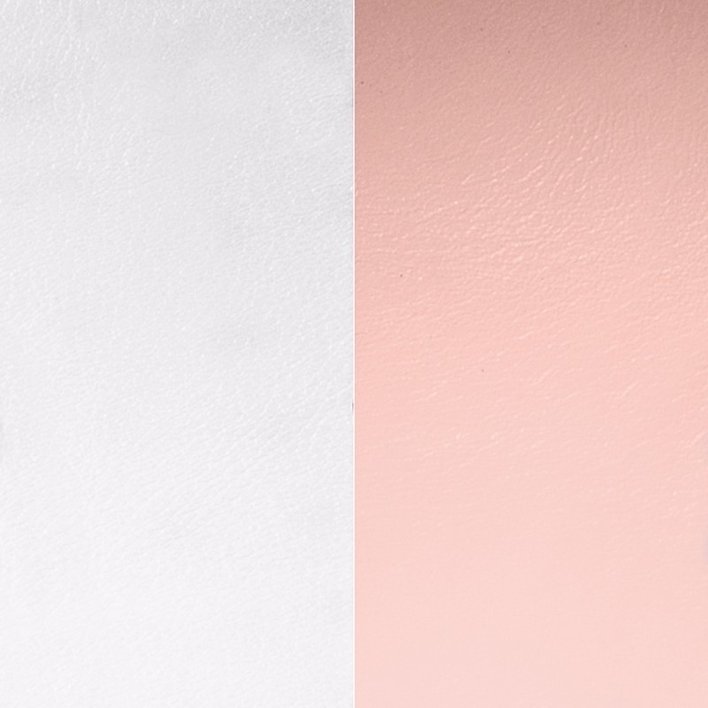 Cuir Les Georgettes Large Rose clair/Gris clair