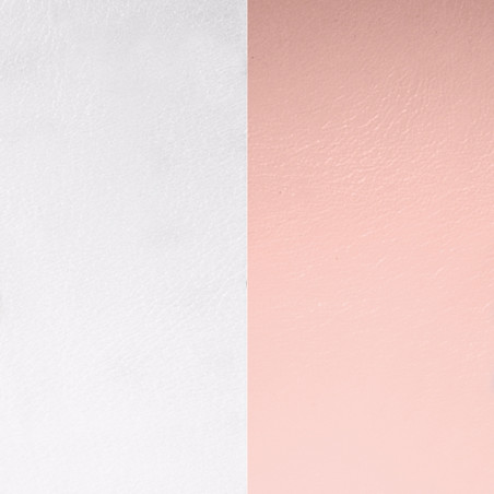 Cuir Les Georgettes Large Rose clair/Gris clair