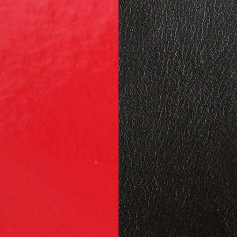 Cuir Les Georgettes Medium Rouge verni/Noir