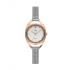 Montre Go Girl Only dorée rose maille milanaise argentée 695986