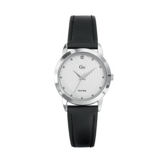 Montre Go Girl Only argentée et  noire 698767