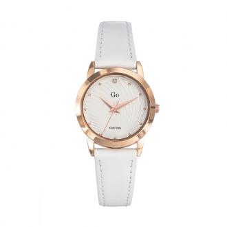 Montre Go Girl Only dorée rose et  blanche 698772