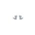 Boucles d'oreilles Carador chaton argent 925/000