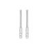 Boucles d'oreilles Guess Linear en métal argenté UBE82031