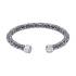 Bracelet jonc ouvert Swarovski Crystaldust gris irisé 5273639