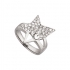 Bague Thierry Mugler étoile empierrée d'oxyde de zirconium T21101Z54