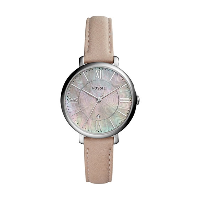 Montre Fossil Jacqueline en cuir rose clair ES4151