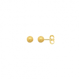 Boucles d'oreilles Carador Or jaune 375/000 pailleté