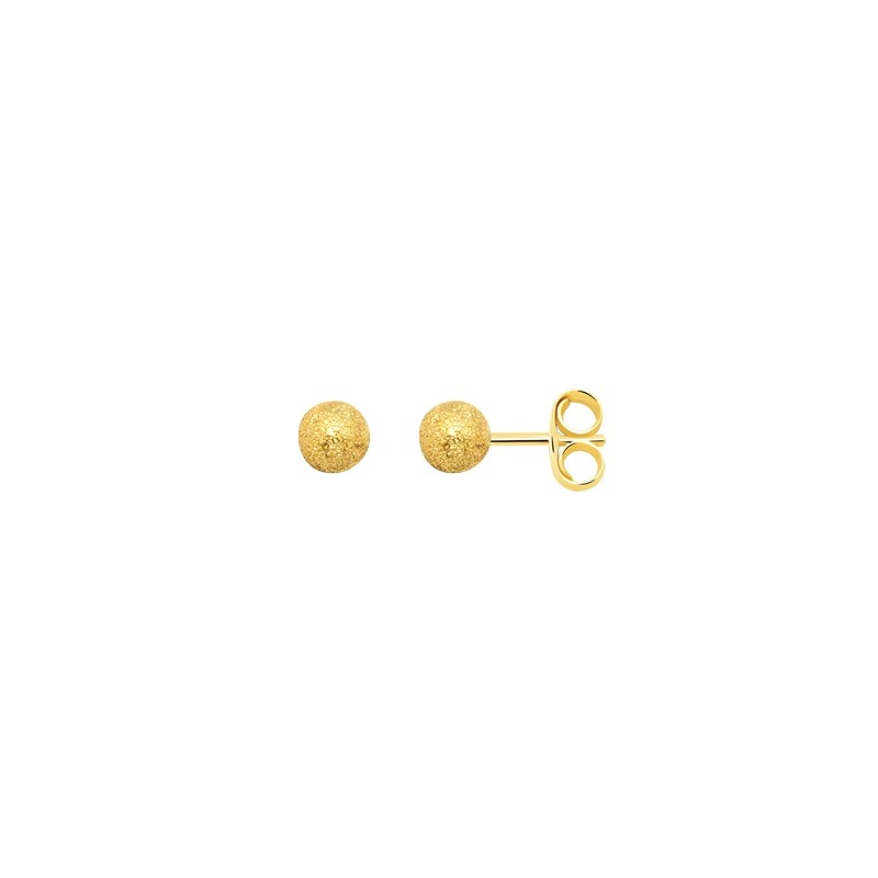 Boucles d'oreilles Carador Or jaune 375/000 pailleté