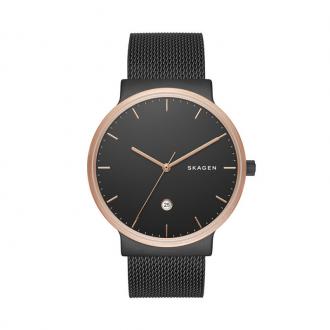 Montre Homme Skagen Ancher  acier noir SKW6296