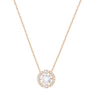 Collier Swarovski Sparking Necklace cercle doré rose 5272364